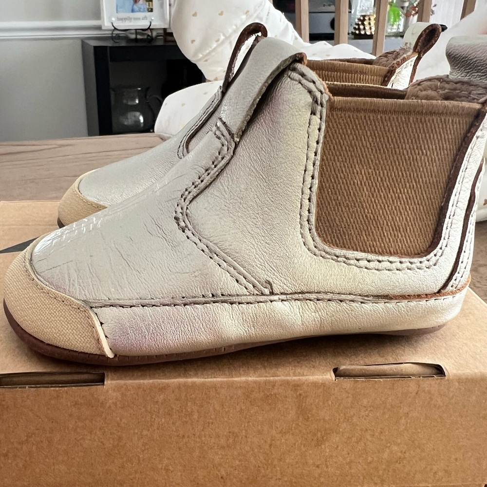Gold booties- US size 4